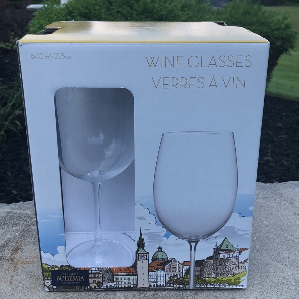 Bohemia Crystalite wine glasses